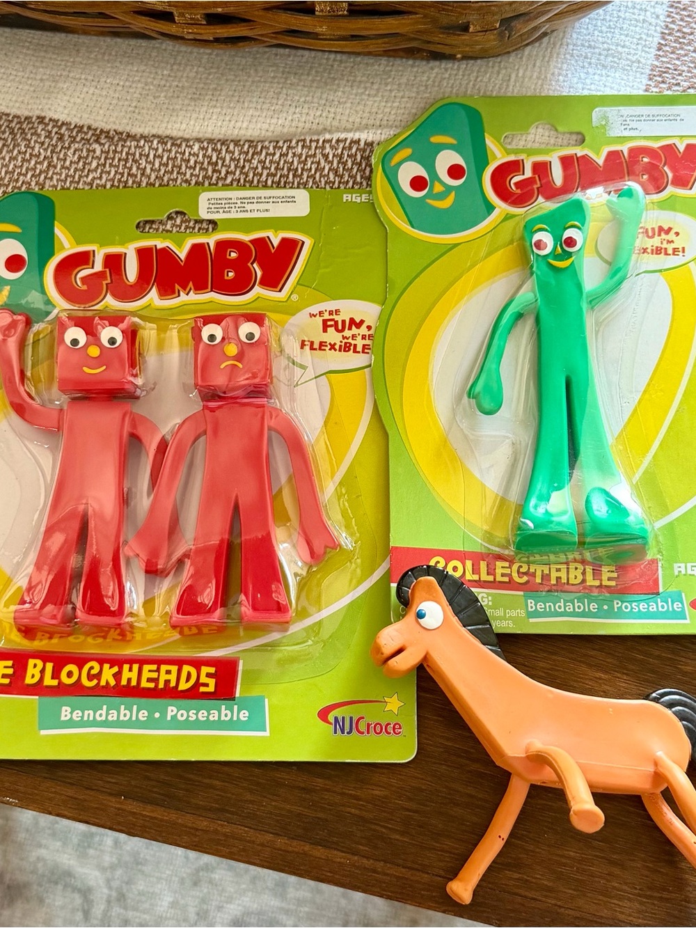 GUMBY Bendable Figures -Collectible Toys